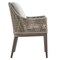 Armen Living Silvana Outdoor Wicker and Aluminum Gray Dining Chair with Beige Cushions, PK2 840254332911 - alternate 6